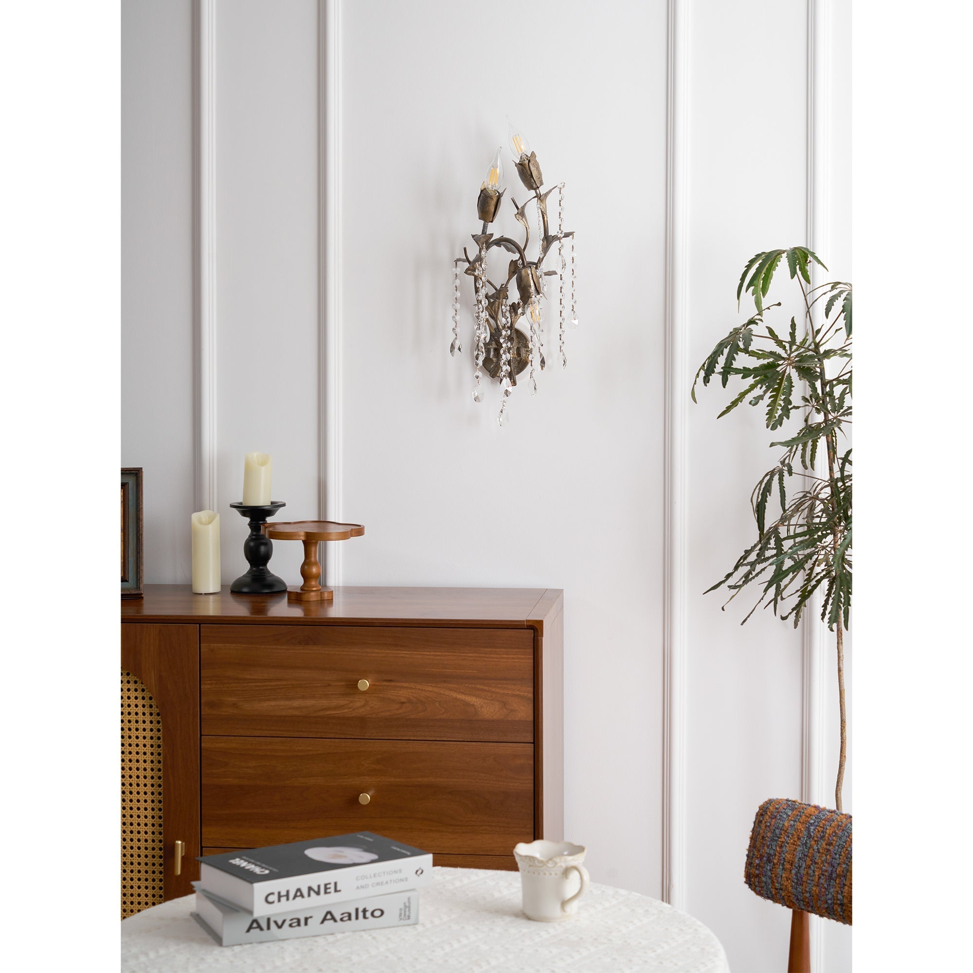 Otalara Individual Creativity Metal Crystal Wall Lamp - Lamp Copper