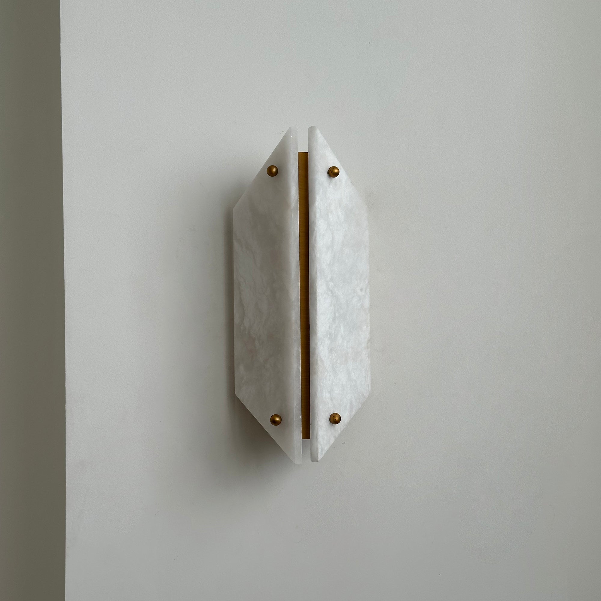 Elaeira Individual Creativity Stone Alabaster Wall Lamp - Lamp Copper