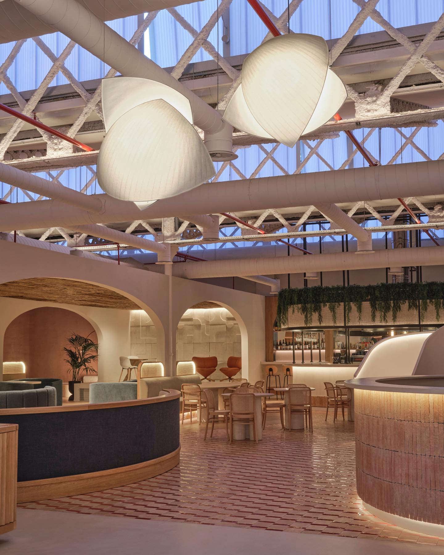 Osilora Premium Elegance Metal Fabric Pendant Lamp - Lamp Copper