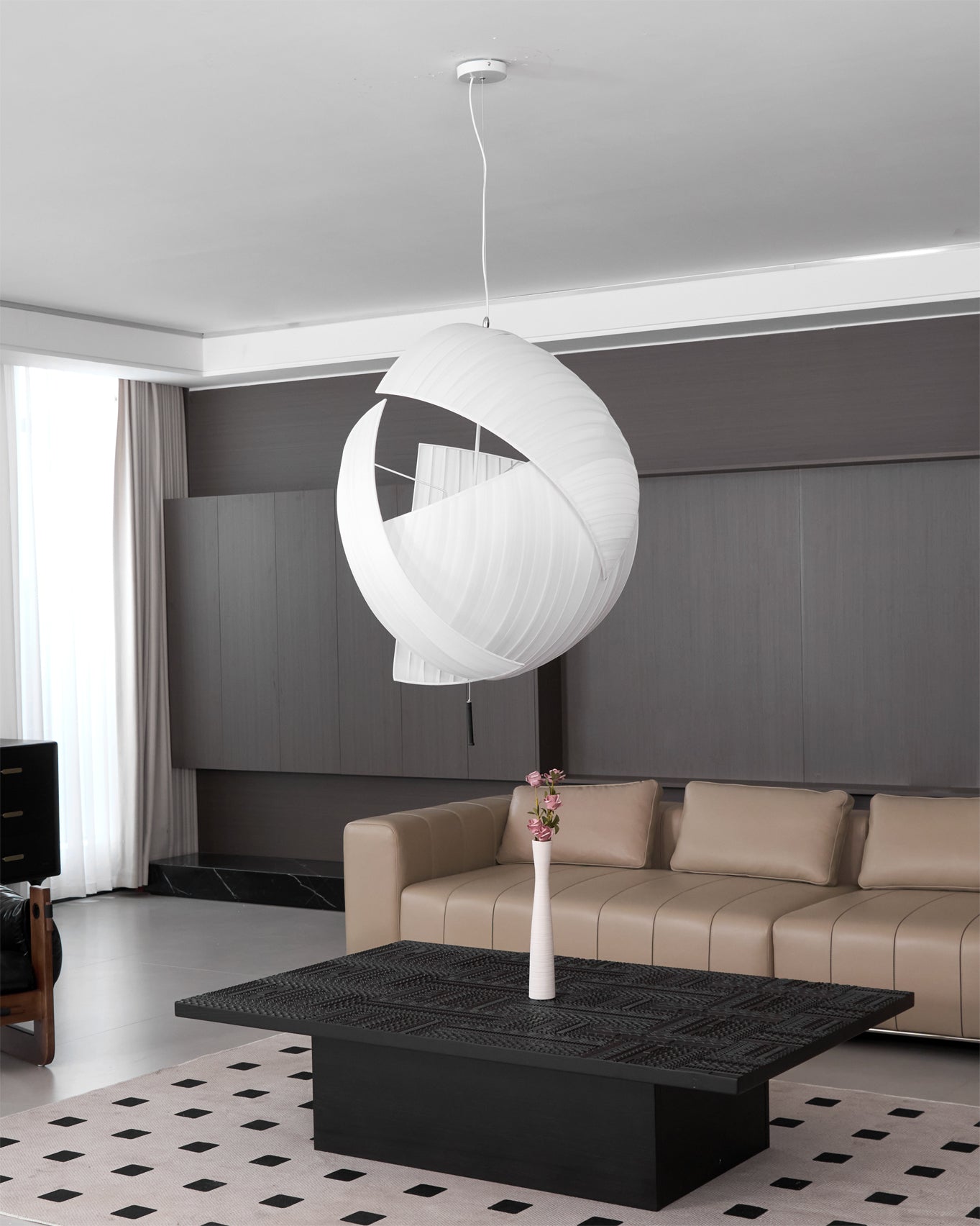 Osilora Premium Elegance Metal Fabric Pendant Lamp - Lamp Copper