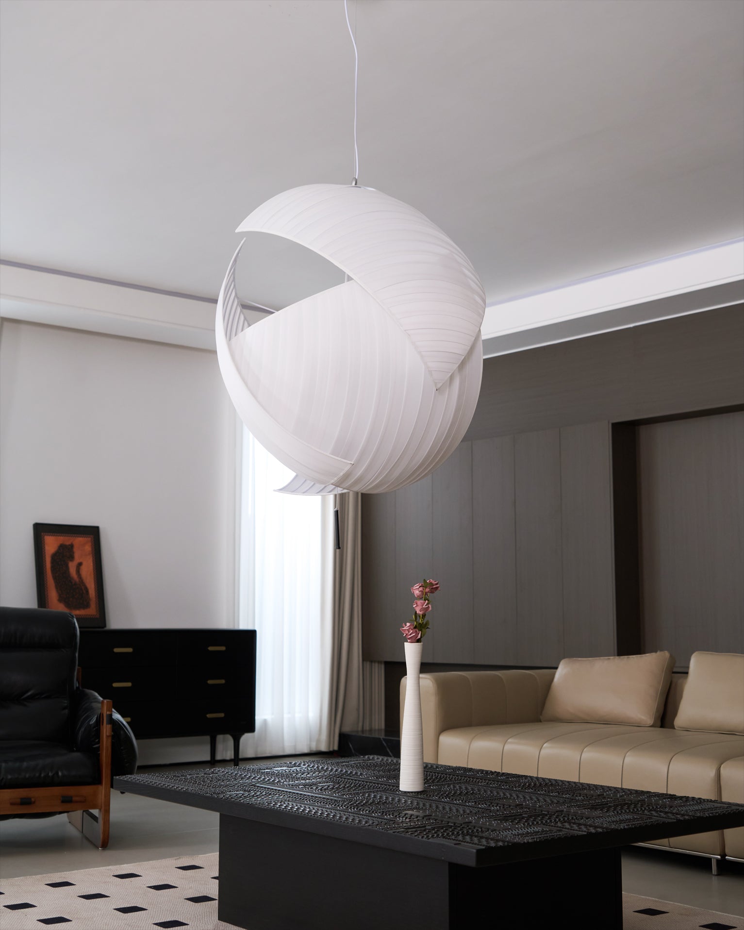 Osilora Premium Elegance Metal Fabric Pendant Lamp - Lamp Copper