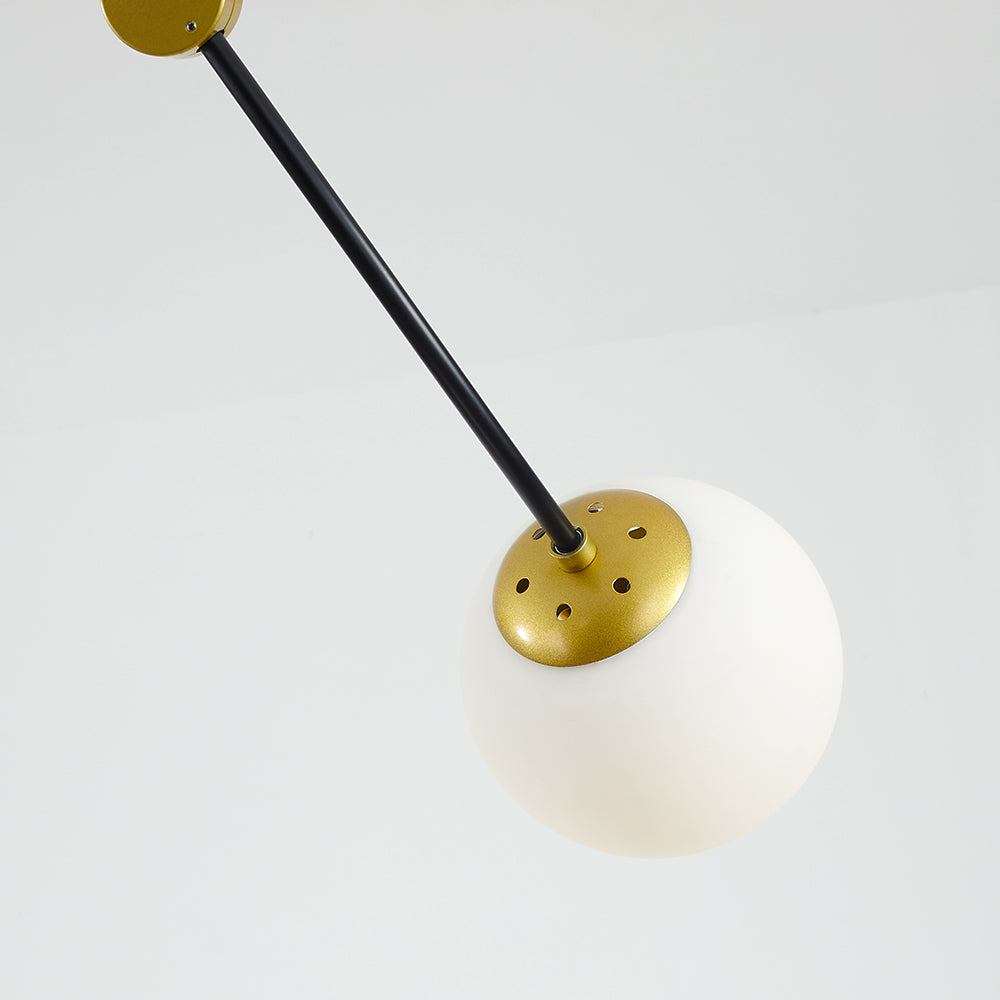 Valentina Minimalista Elegante Irregolare Lampadari Speciale Nera Soggiorno/Camera da Letto