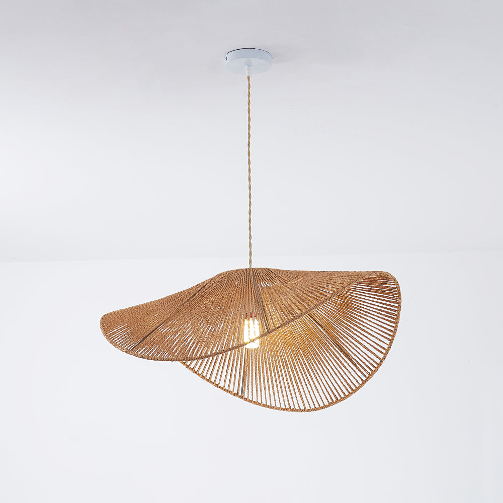 Muto Lampada a Sospensione Beige/Marrone Gemelli Rutistica