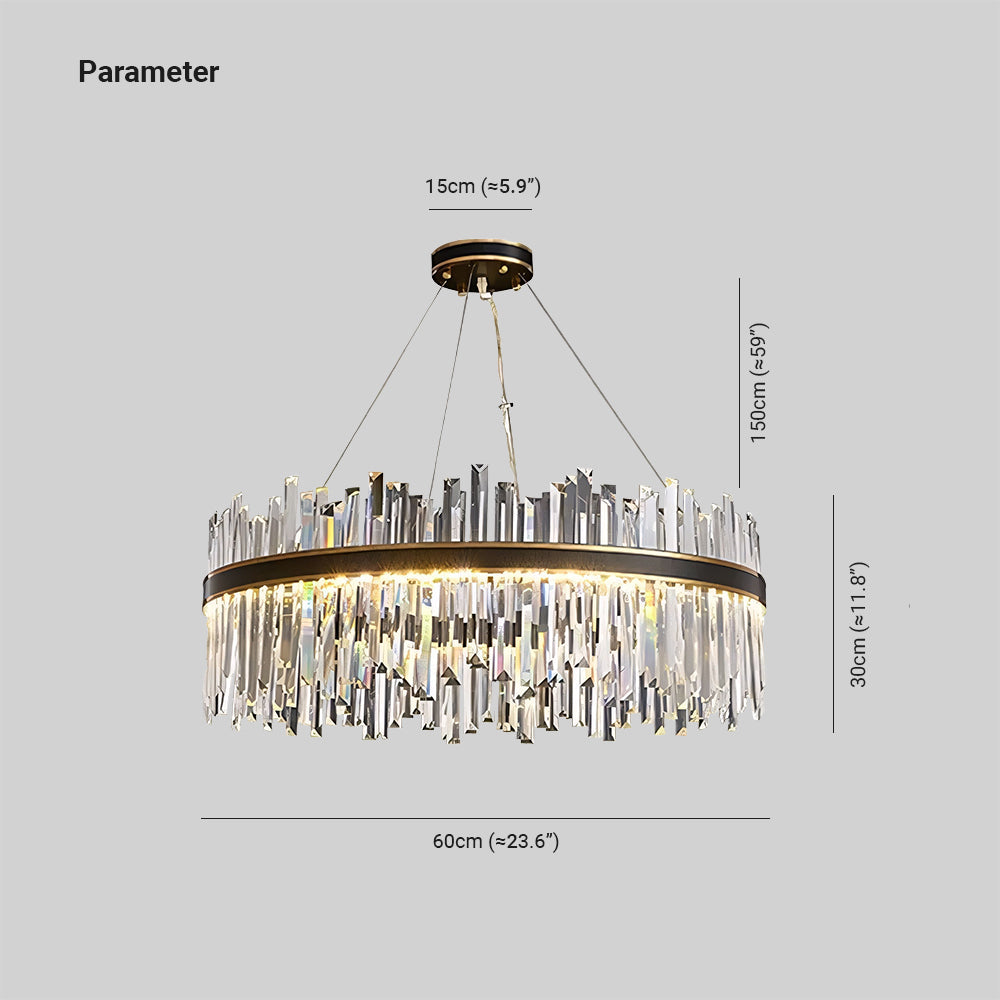 Marylin Moderno LED Lusso Lampadario Metallo Cristallo Soggiorno/Camera da Letto