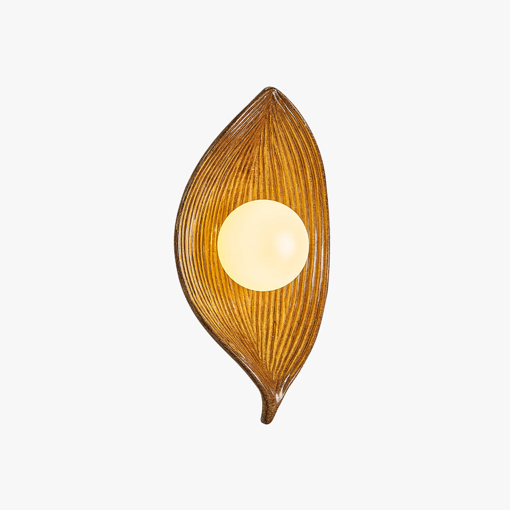 Aria Moderno Resina/Acrilico LED Applique Nero/Bianco/Legno Camera da Letto/Soggiorno