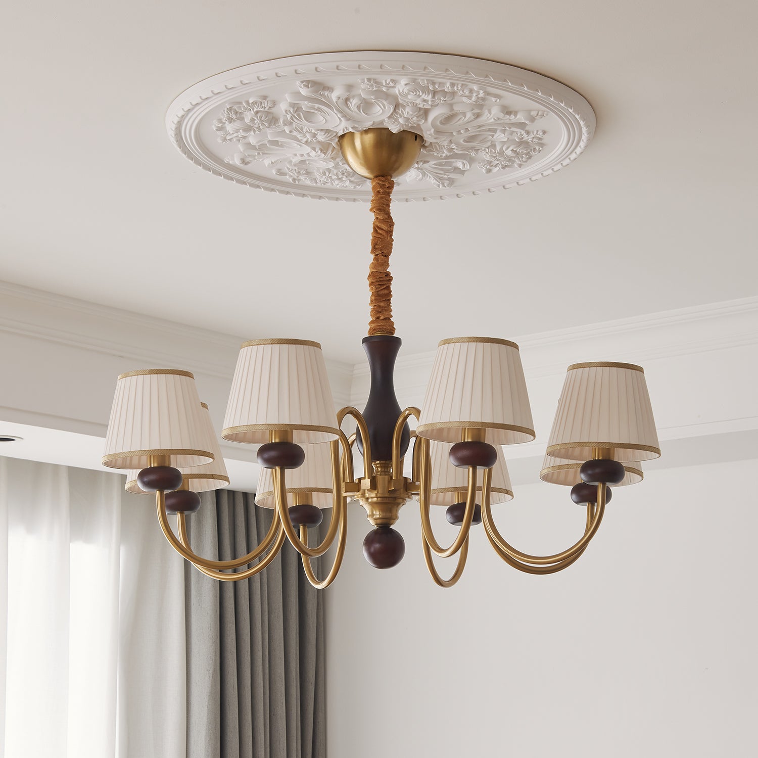 Walden Pleat Chandelier - Blowlighting