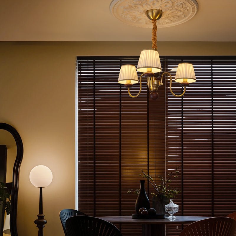 Walden Pleat Chandelier - Blowlighting