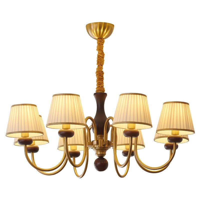 Walden Pleat Chandelier - Blowlighting