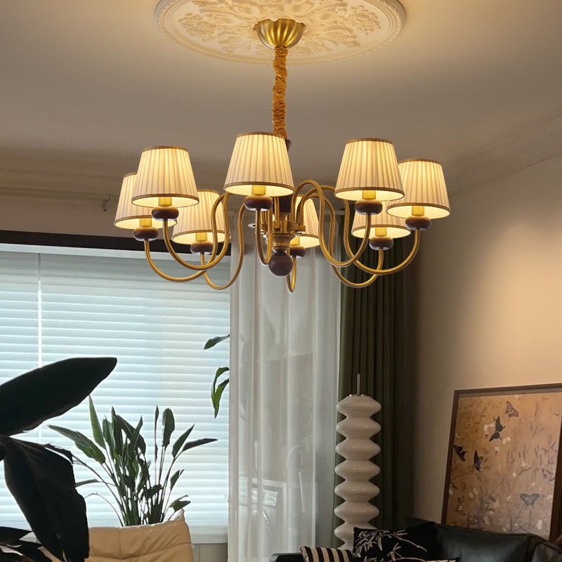 Walden Pleat Chandelier - Blowlighting