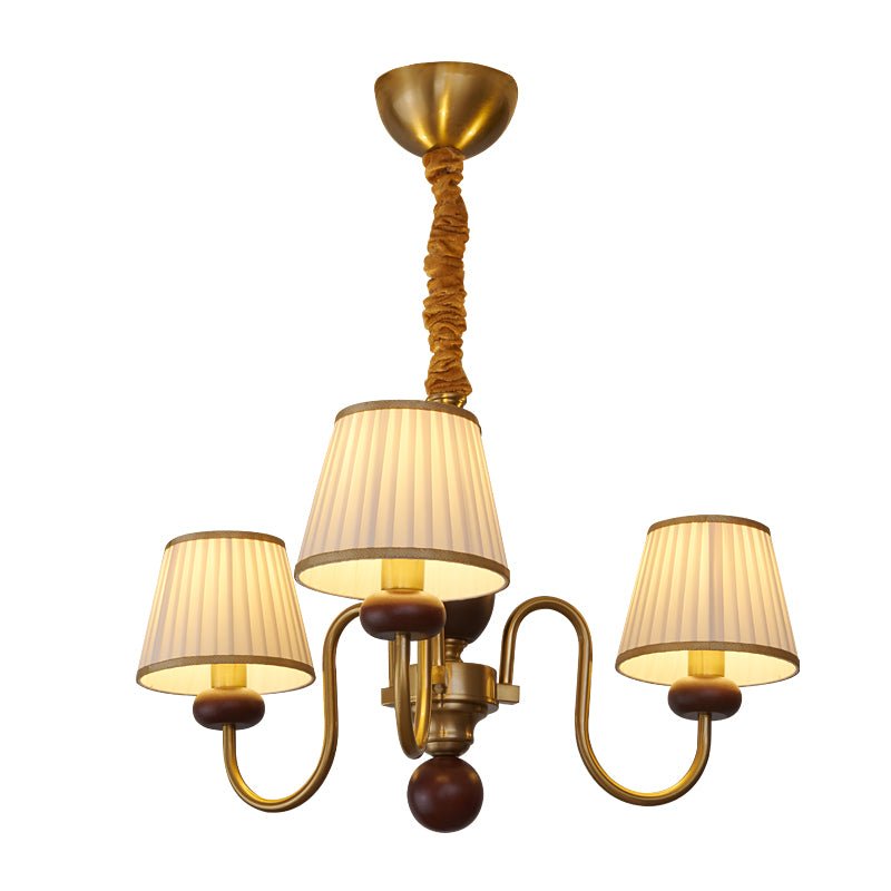 Walden Pleat Chandelier - Blowlighting