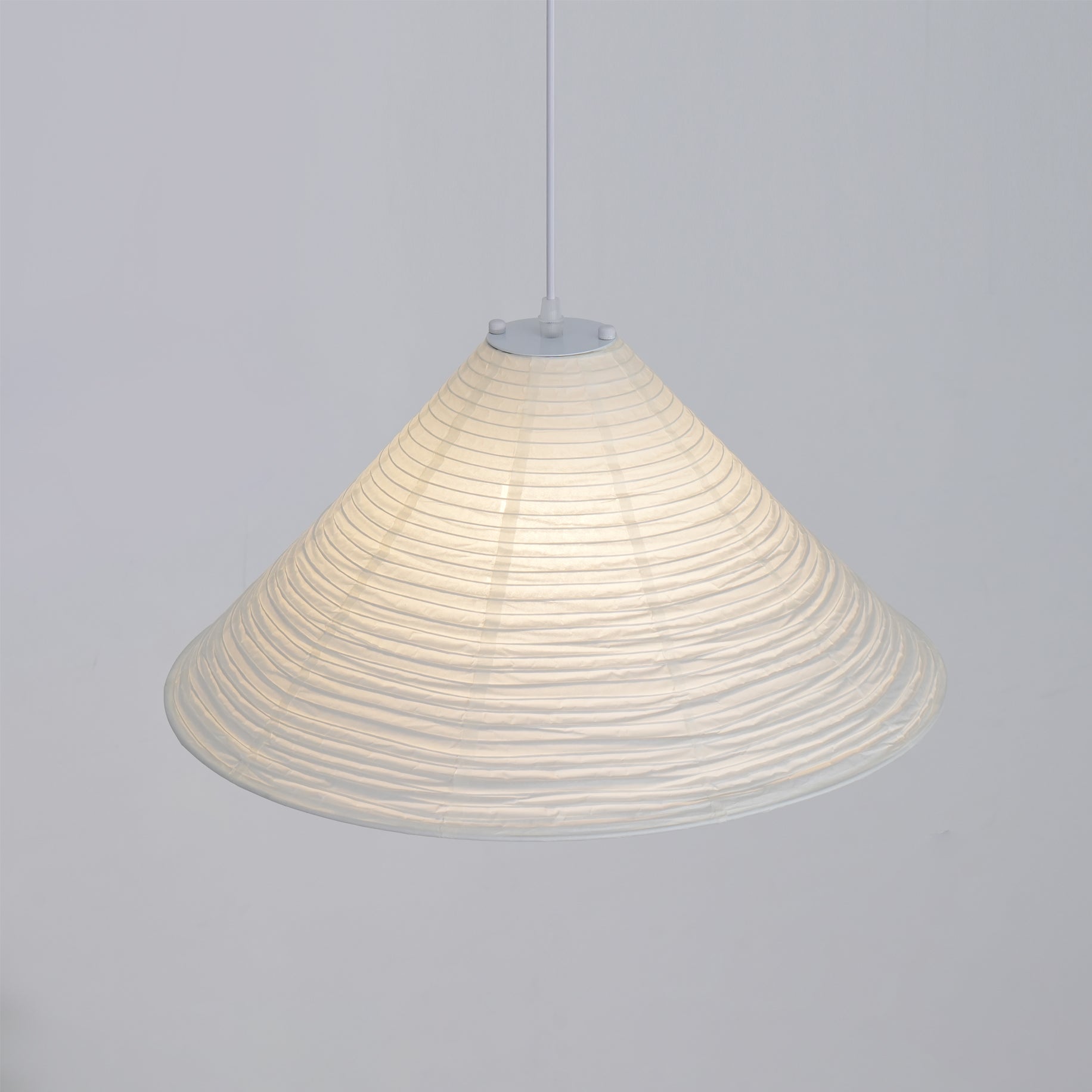 Washi Paper Pyramid Pendant Lamp - Blowlighting