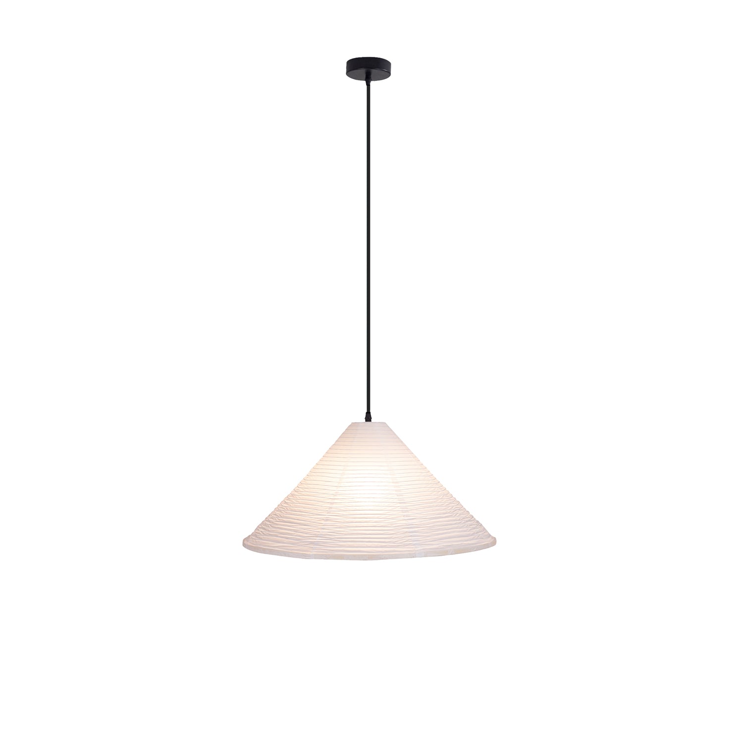 Washi Paper Pyramid Pendant Lamp - Blowlighting