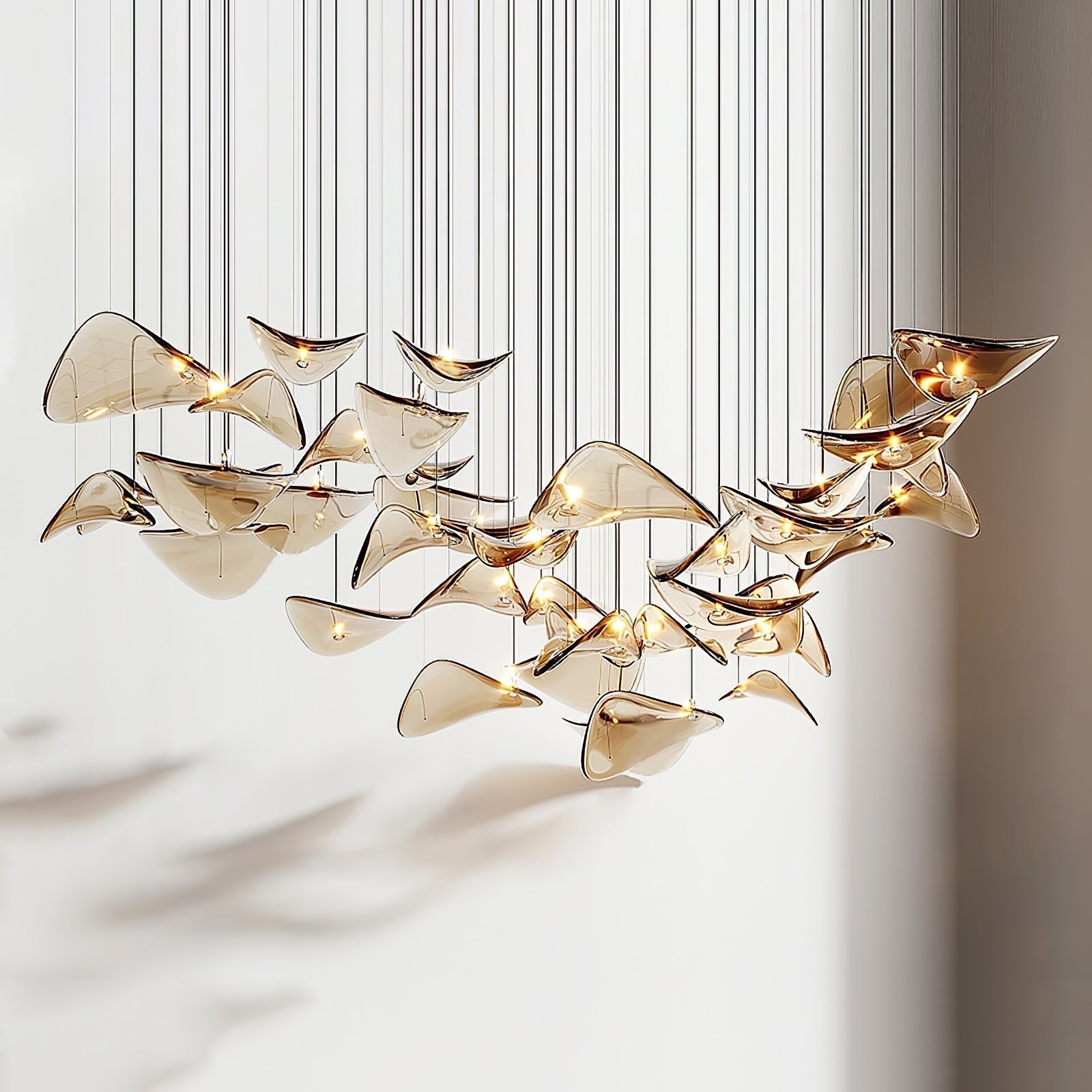 Eurrinia Butterfly Gold Metal Pendant Light - Blowlighting