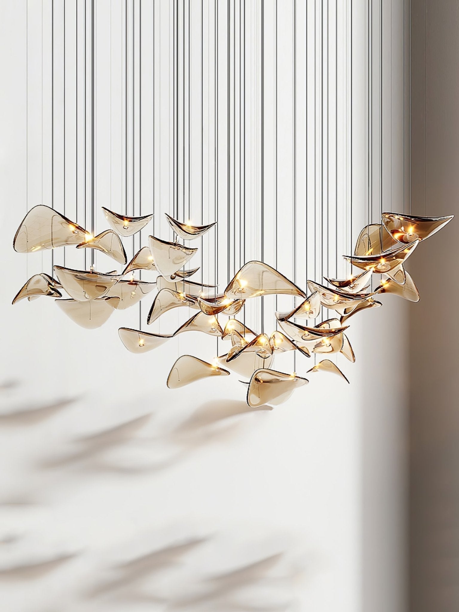 Eurrinia Butterfly Gold Metal Pendant Light - Blowlighting