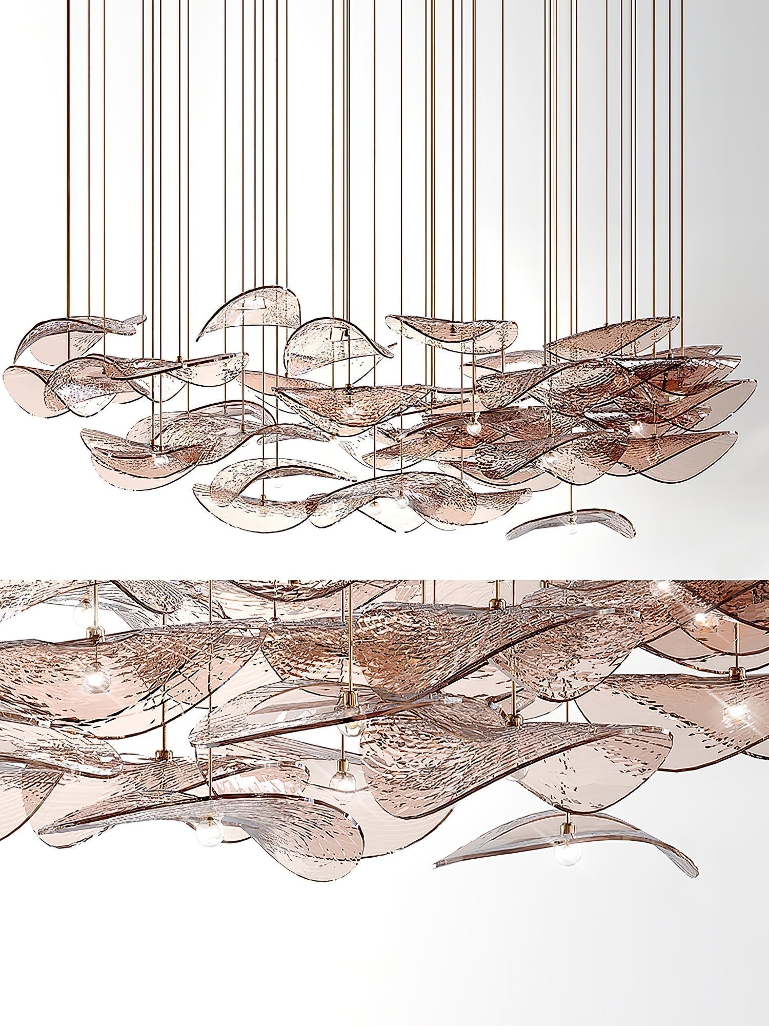 Eurrinia Butterfly Gold Metal Pendant Light - Blowlighting