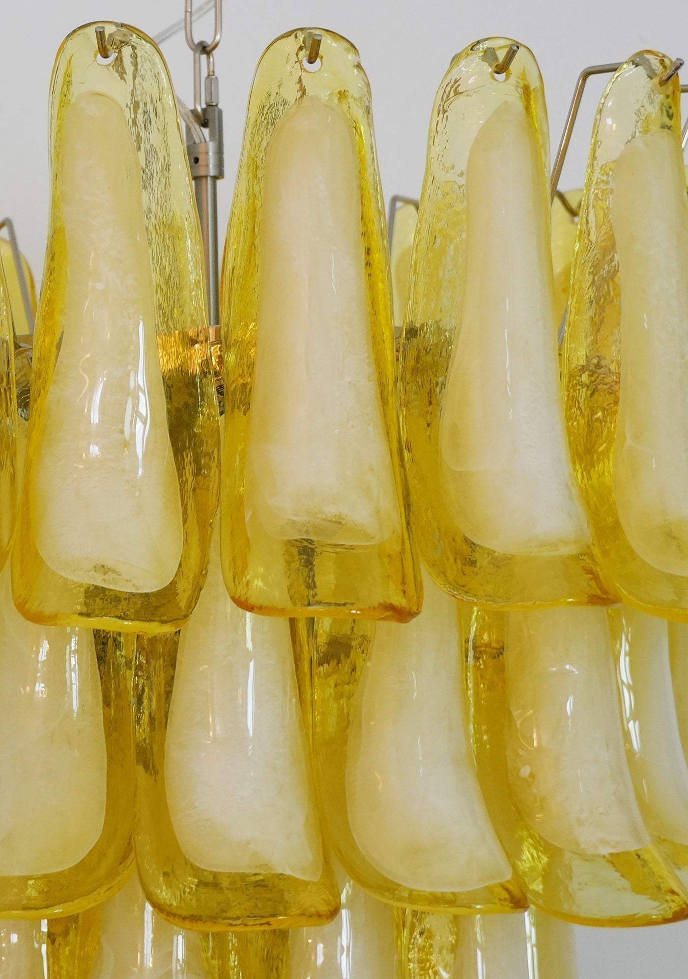 Aurora Chandelier Murano Glass Petal Wave - Blowlighting