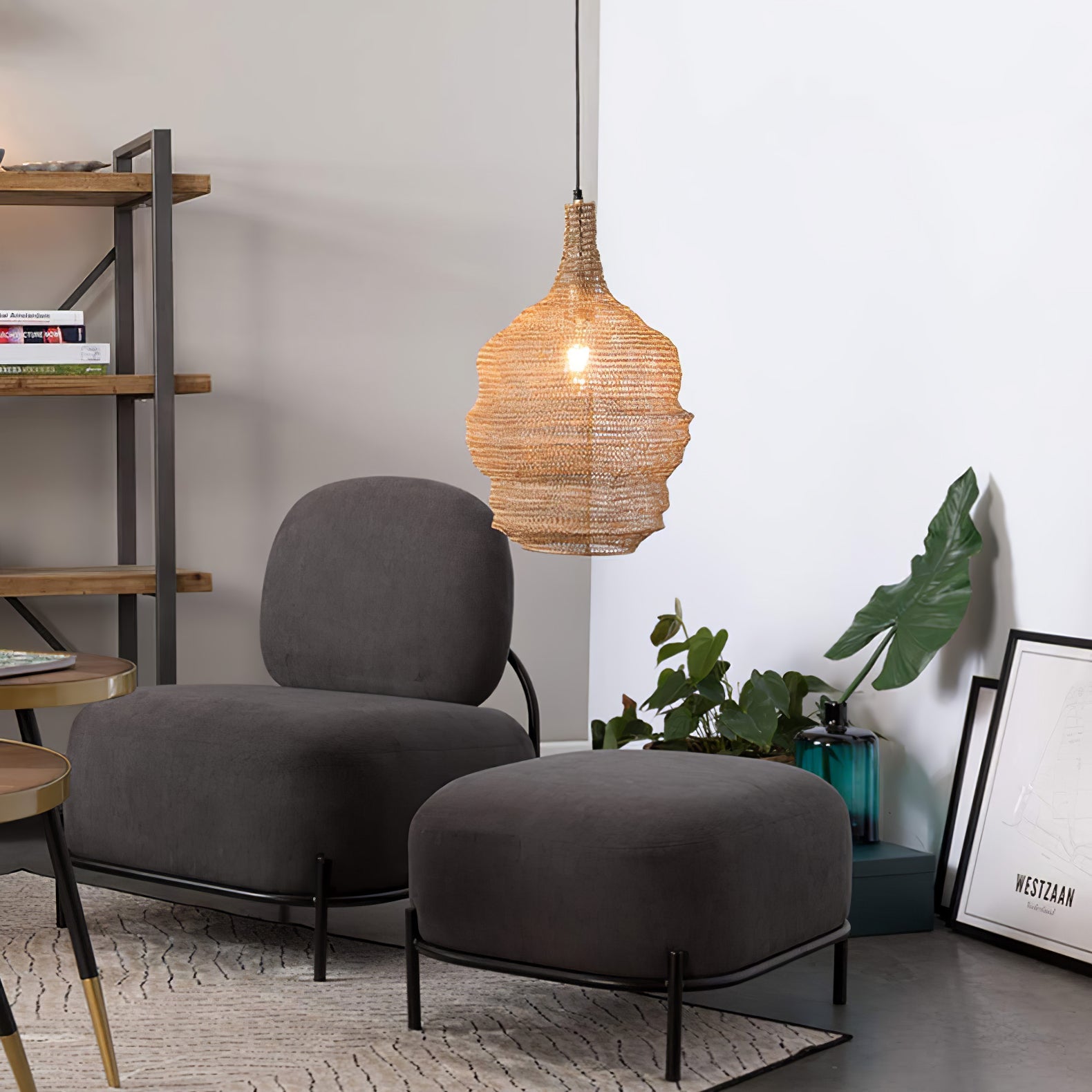 Hive Industrial Wire Pendant Lamps - Blowlighting