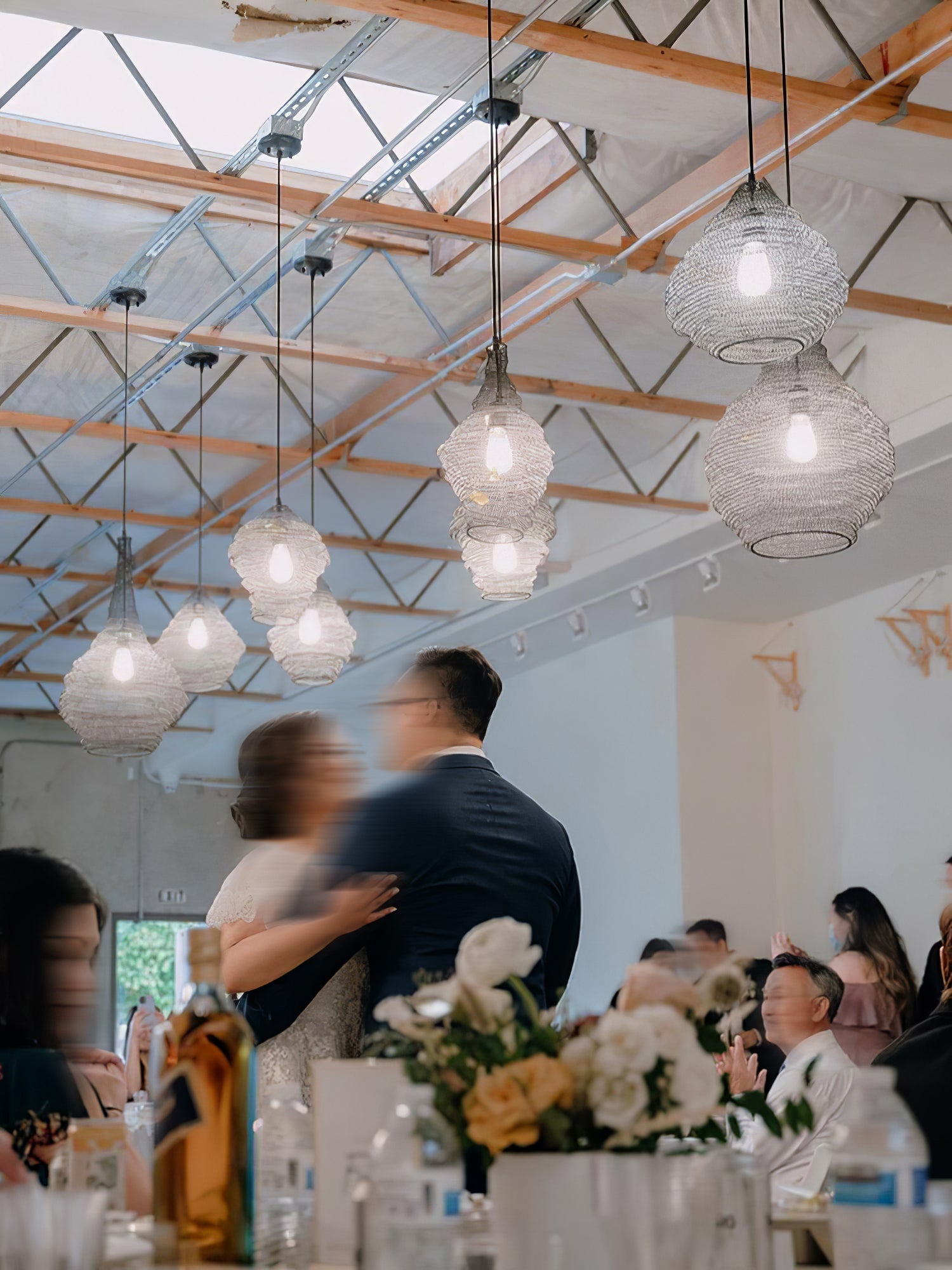 Hive Industrial Wire Pendant Lamps - Blowlighting