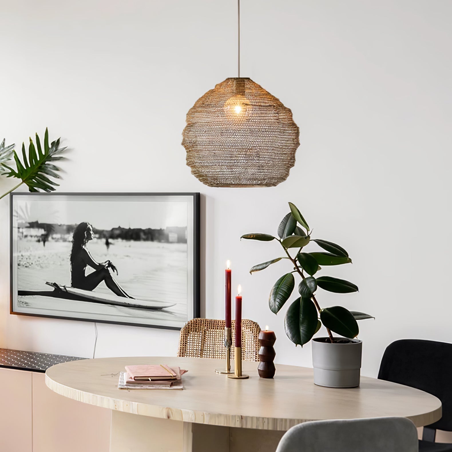 Hive Industrial Wire Pendant Lamps - Blowlighting