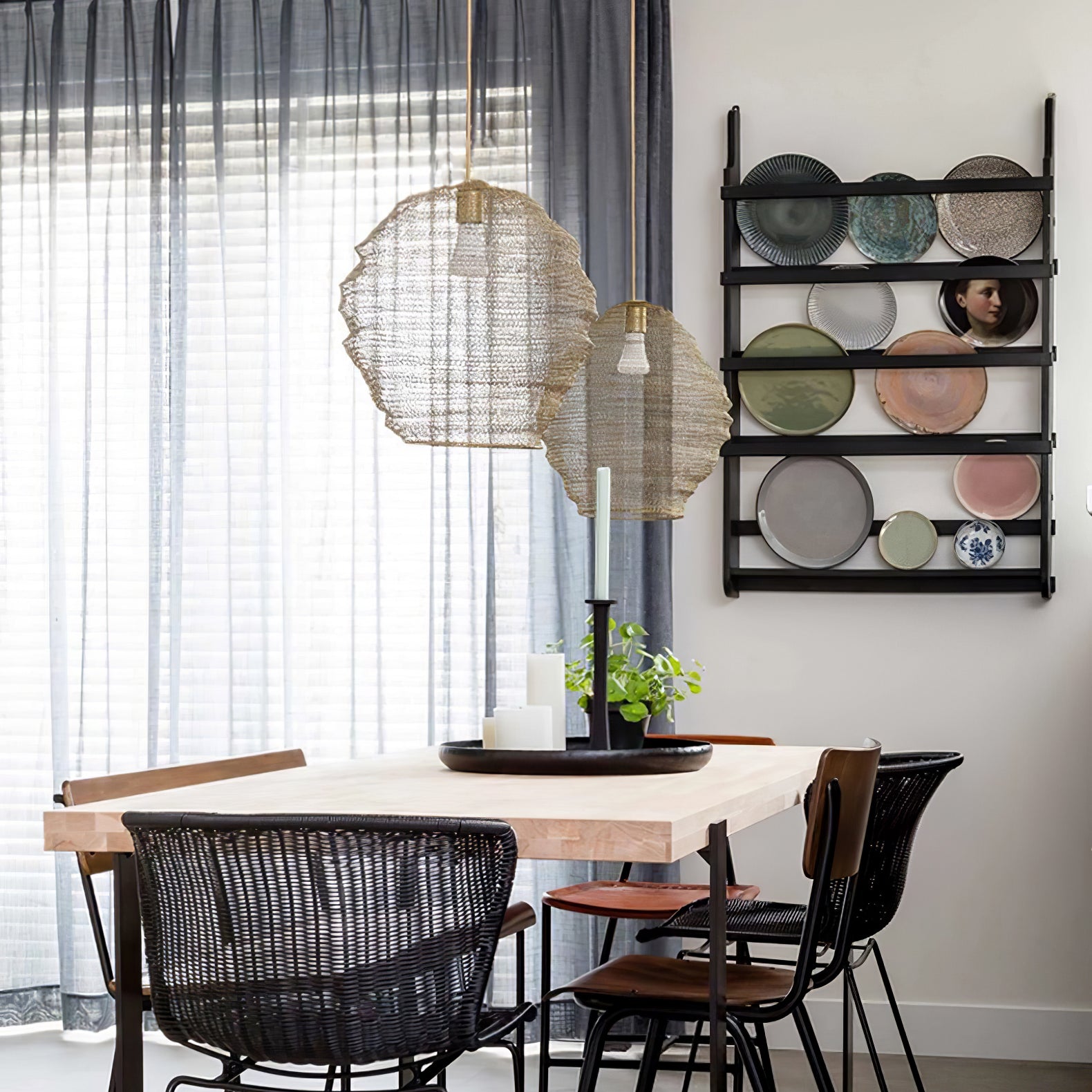 Hive Industrial Wire Pendant Lamps - Blowlighting