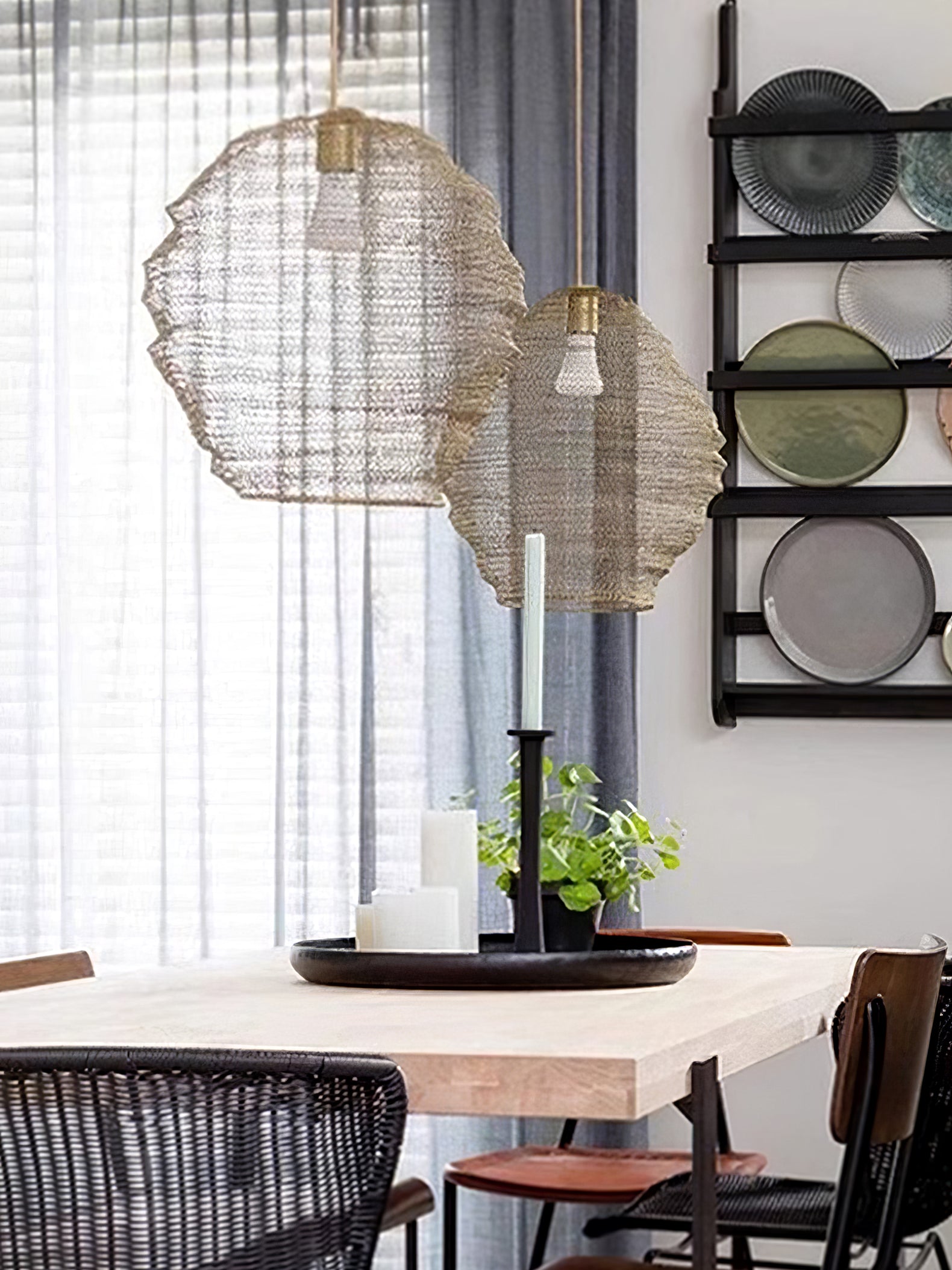 Hive Industrial Wire Pendant Lamps - Blowlighting