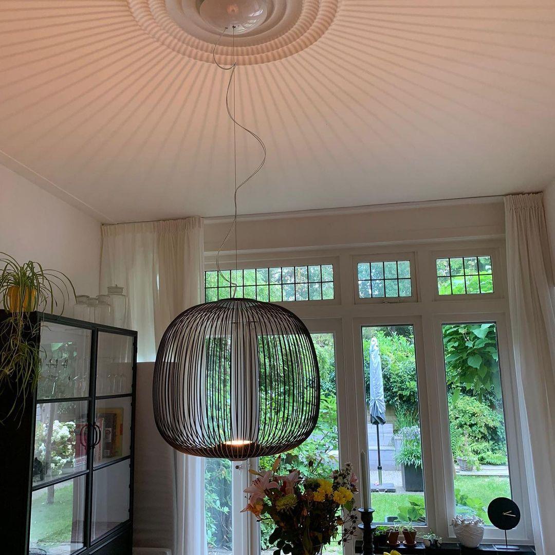 Aero Lightweight Spokes Cage Pendant Light - Letslighting