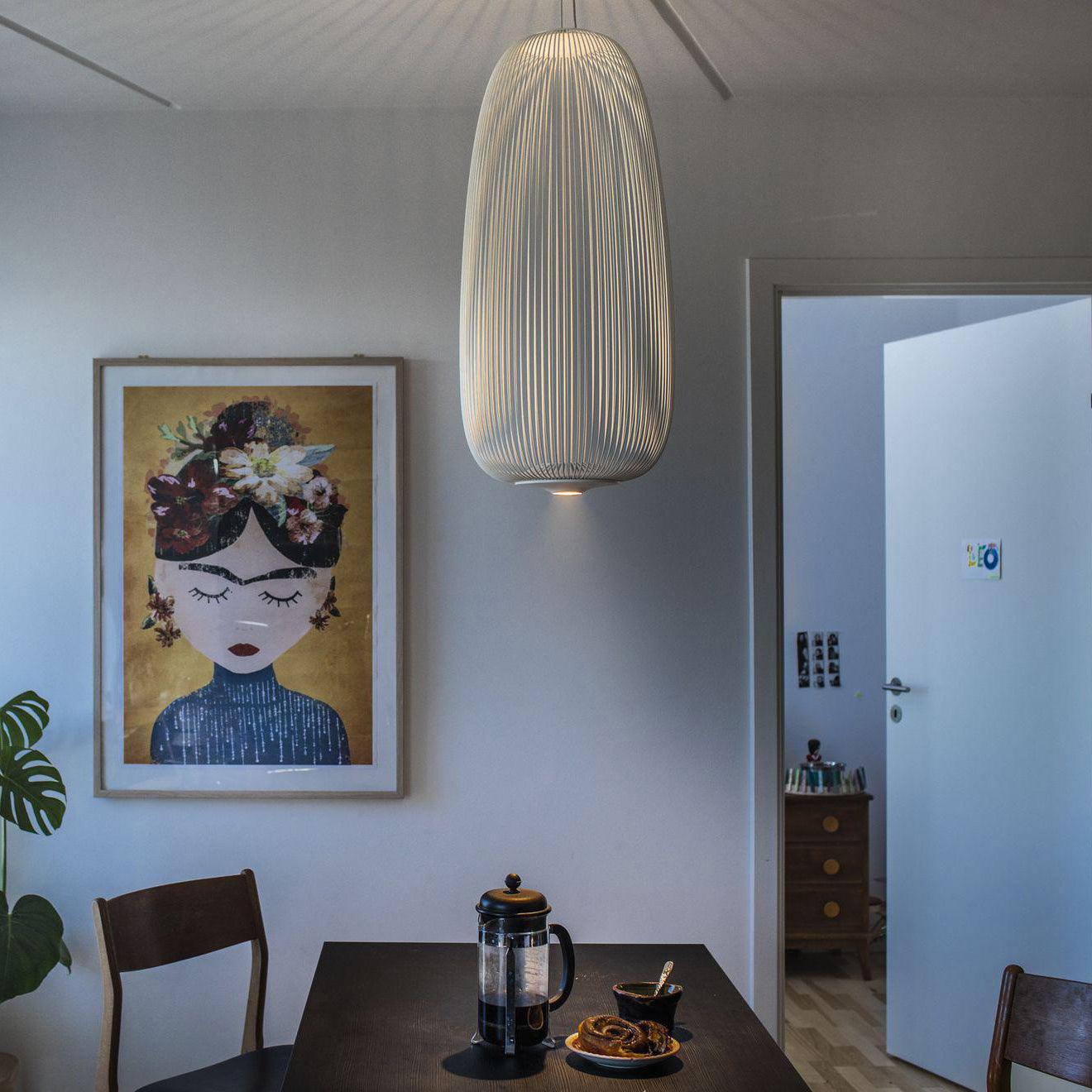 Aero Lightweight Spokes Cage Pendant Light - Letslighting