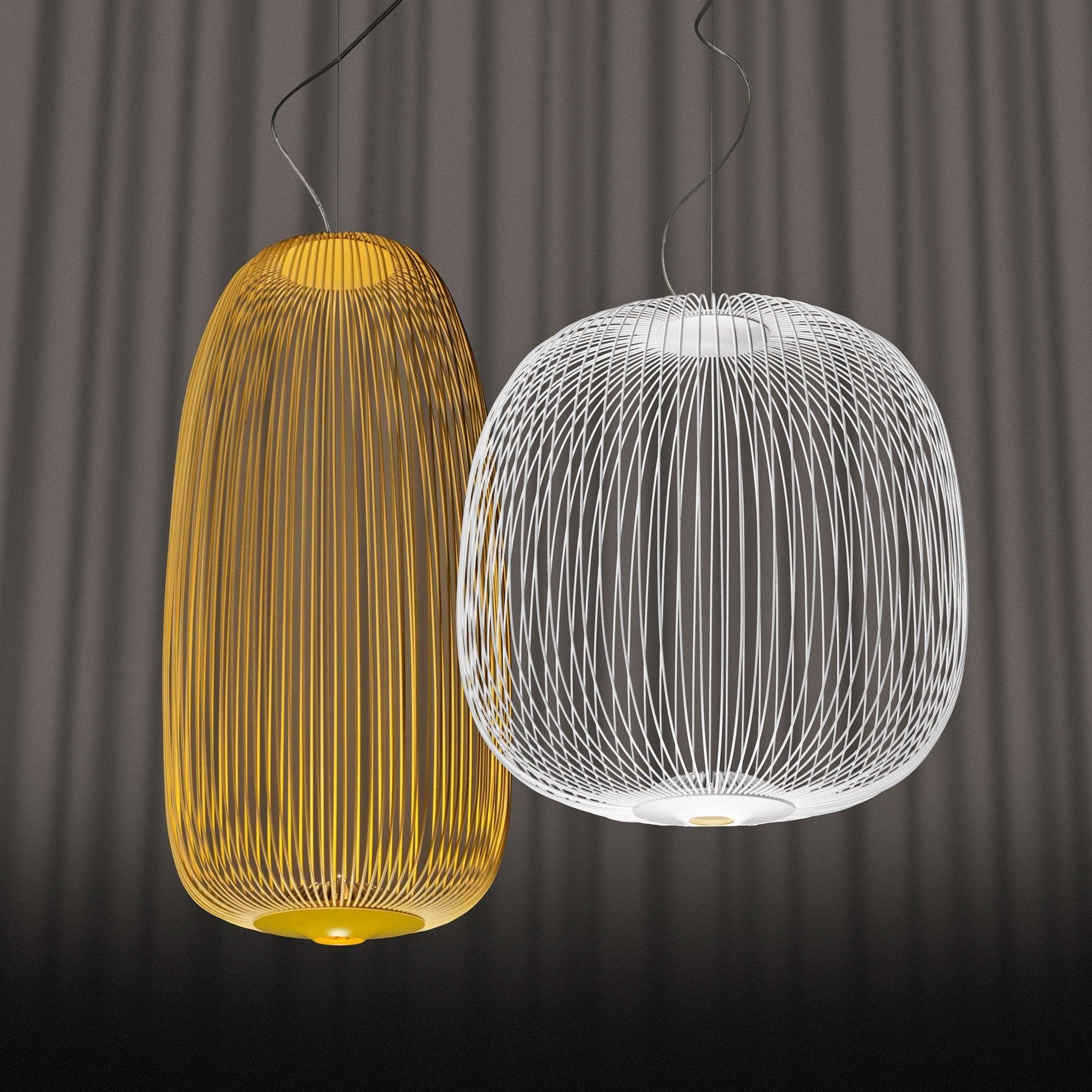 Aero Lightweight Spokes Cage Pendant Light - Letslighting