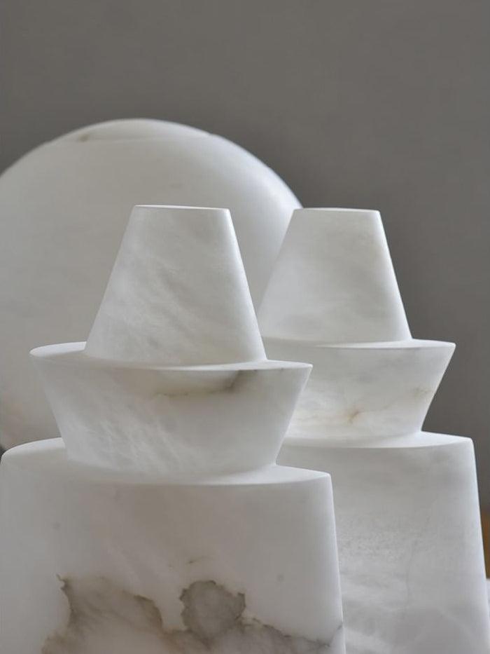 Curineth Minimalist Alabaster Pendant Light - Neutralighting