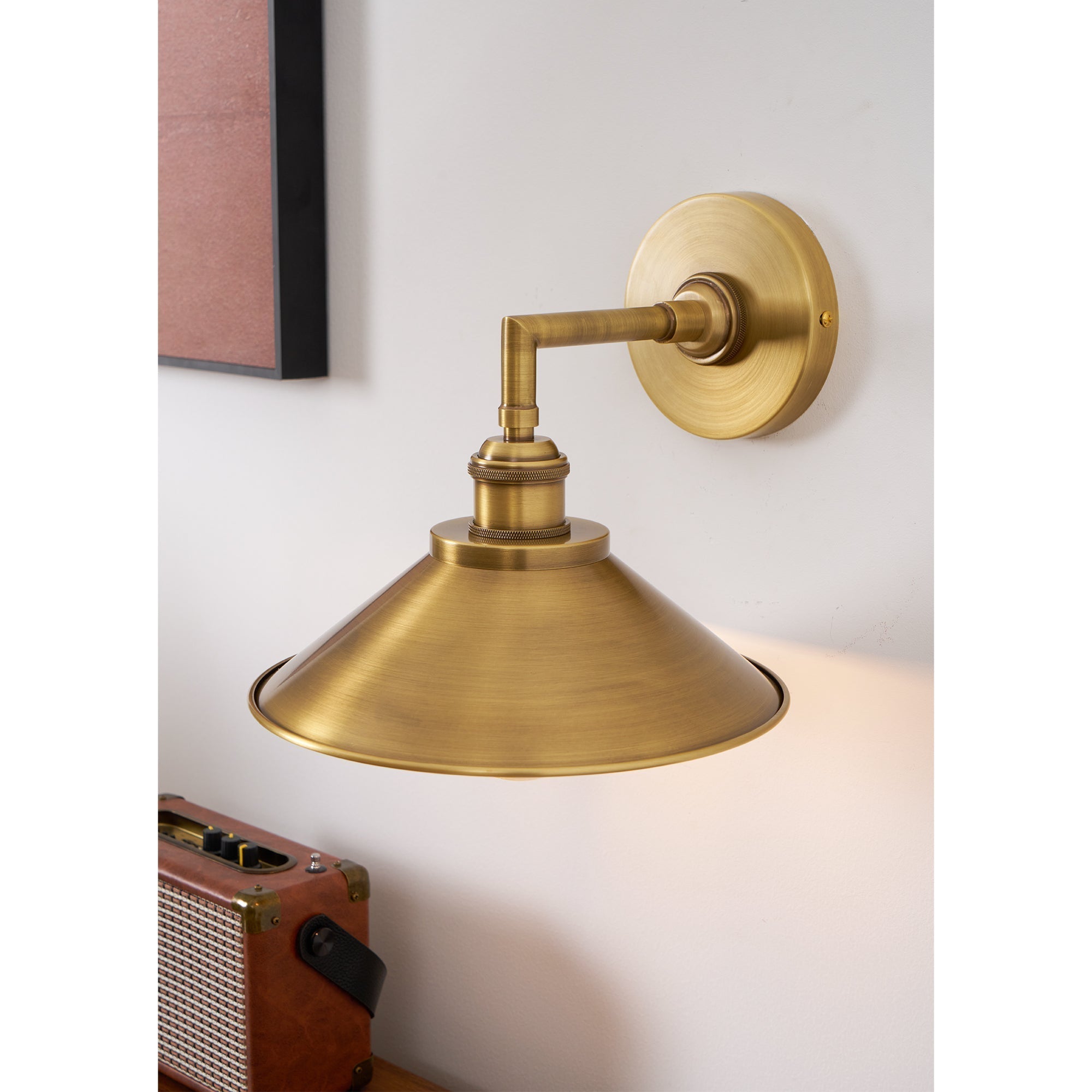 Osile Modern Minimalist Brass Metal Wall Lamp - Lamp Copper