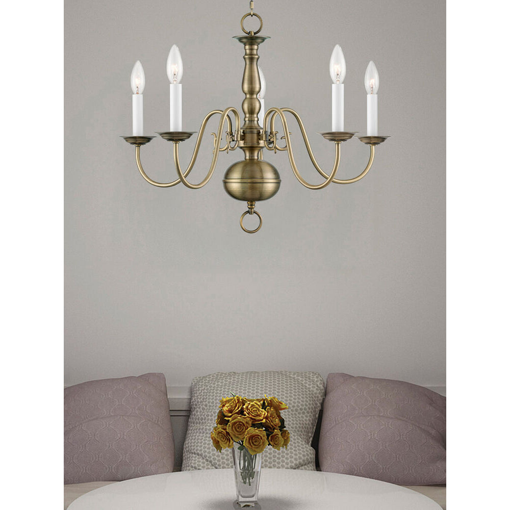 Mydorisra Vintage Industrial Metal Chandelier - Lamp Copper