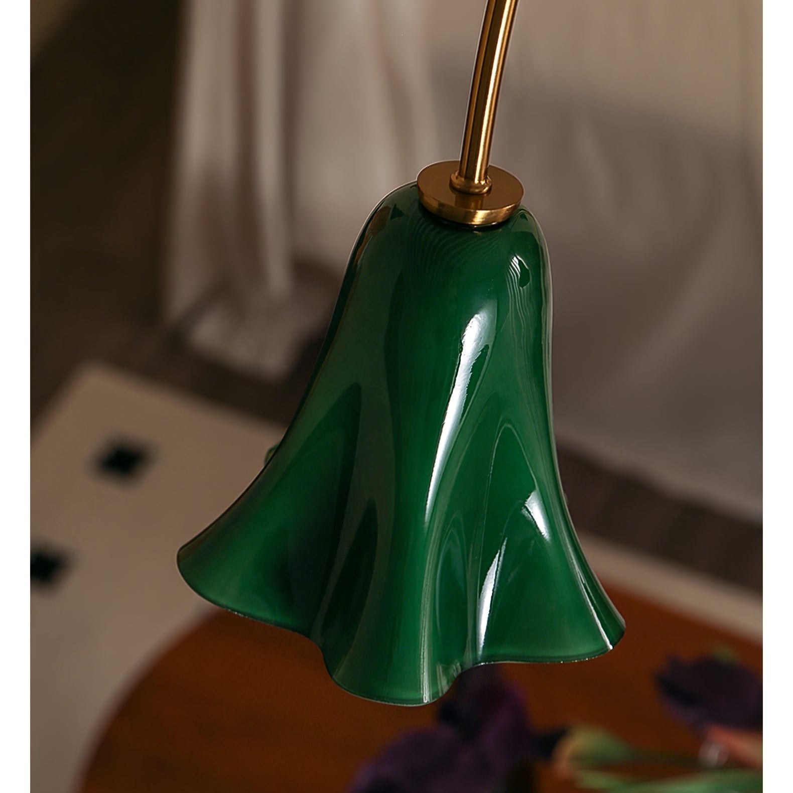 EmeraldBell Glass Pendant Chandelier - Blowlighting