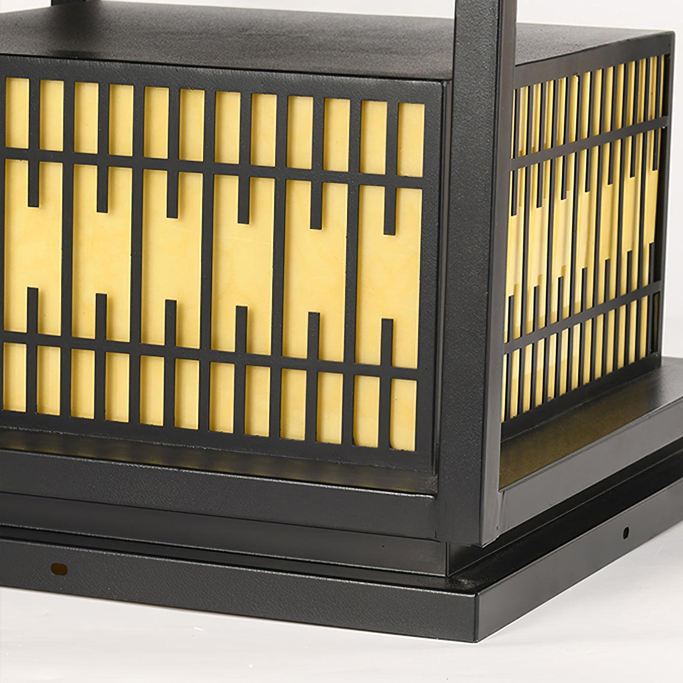 Window Grille Outdoor Post Light - Blowlighting