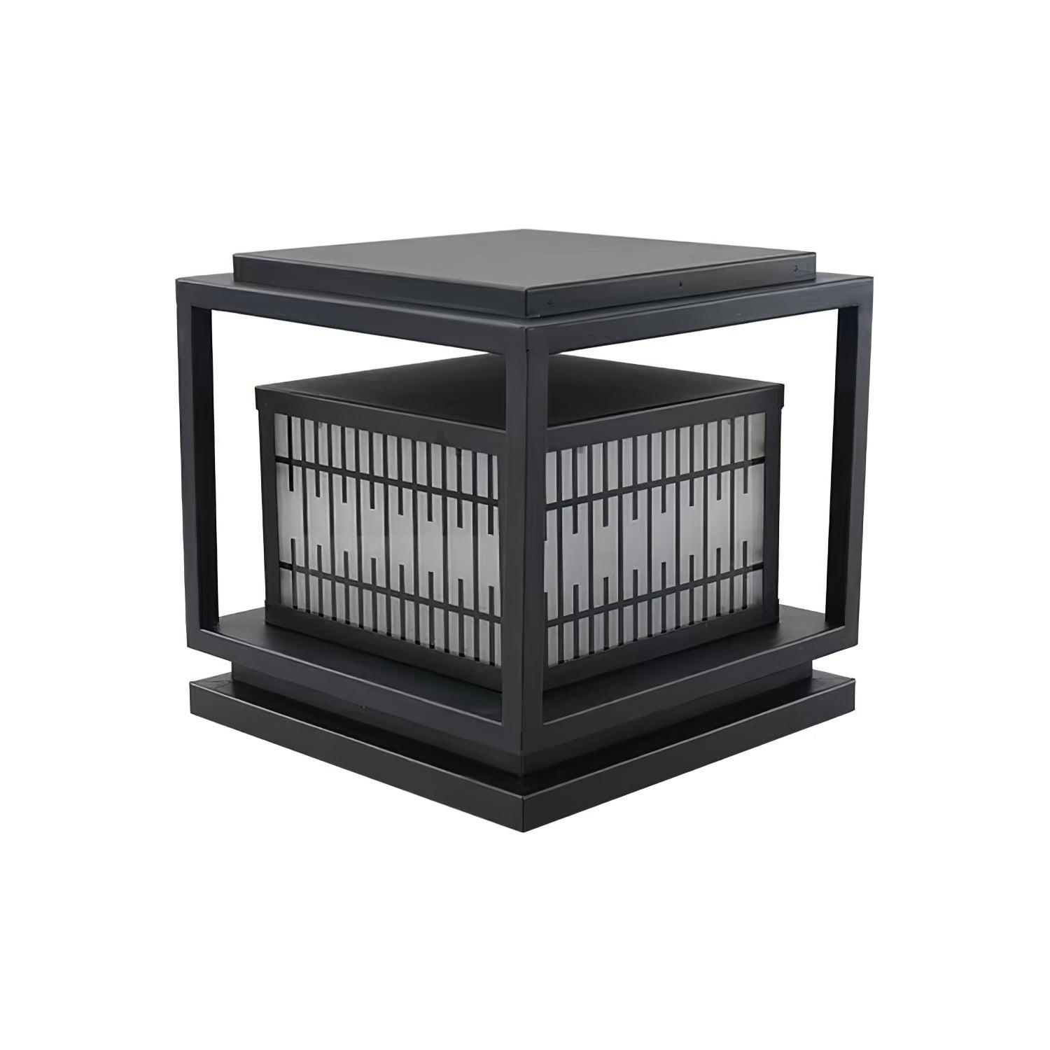 Window Grille Outdoor Post Light - Blowlighting