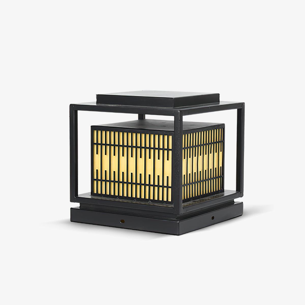 Window Grille Outdoor Post Light - Blowlighting