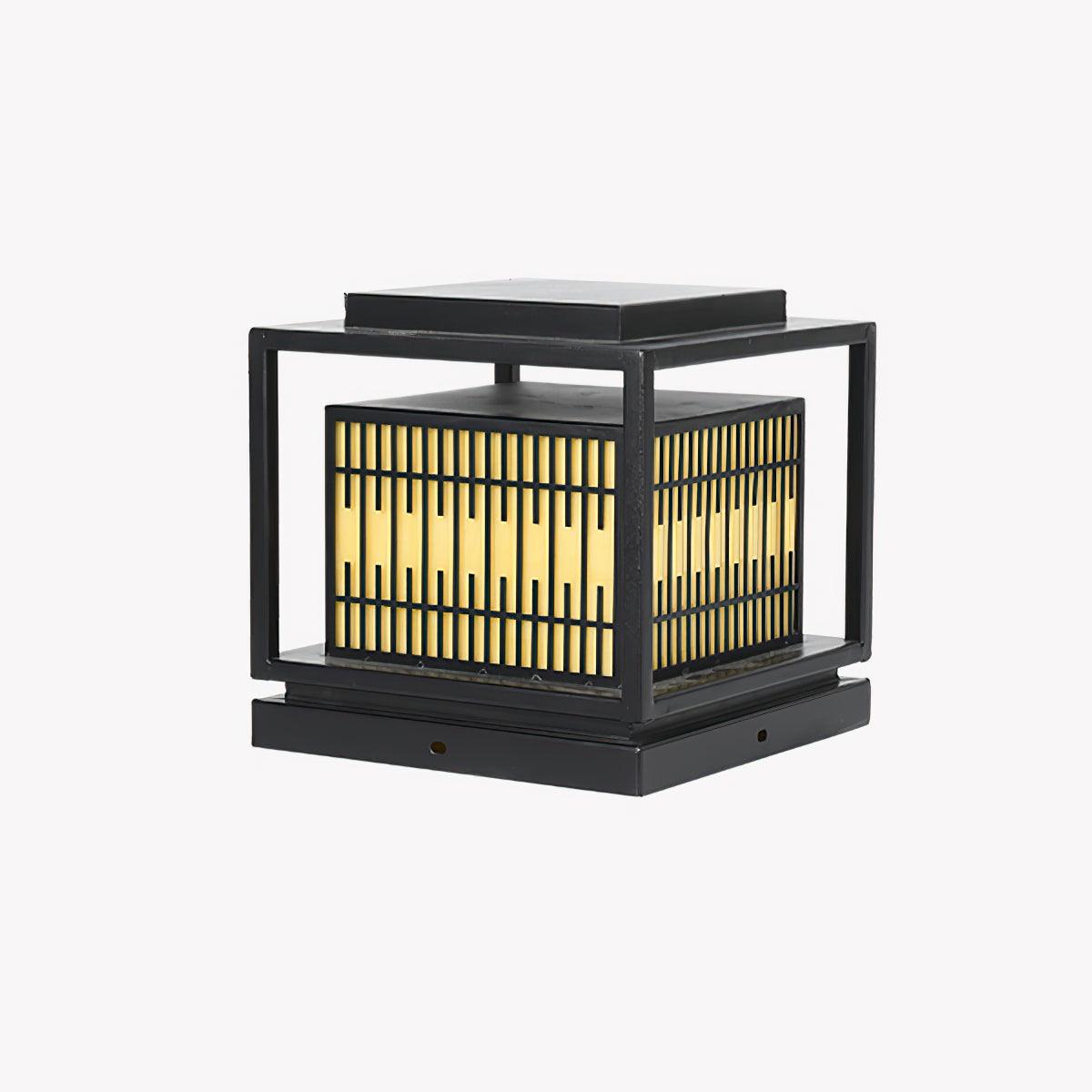 Window Grille Outdoor Post Light - Blowlighting