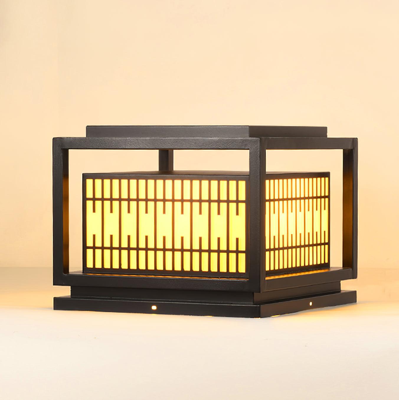 Window Grille Outdoor Post Light - Blowlighting
