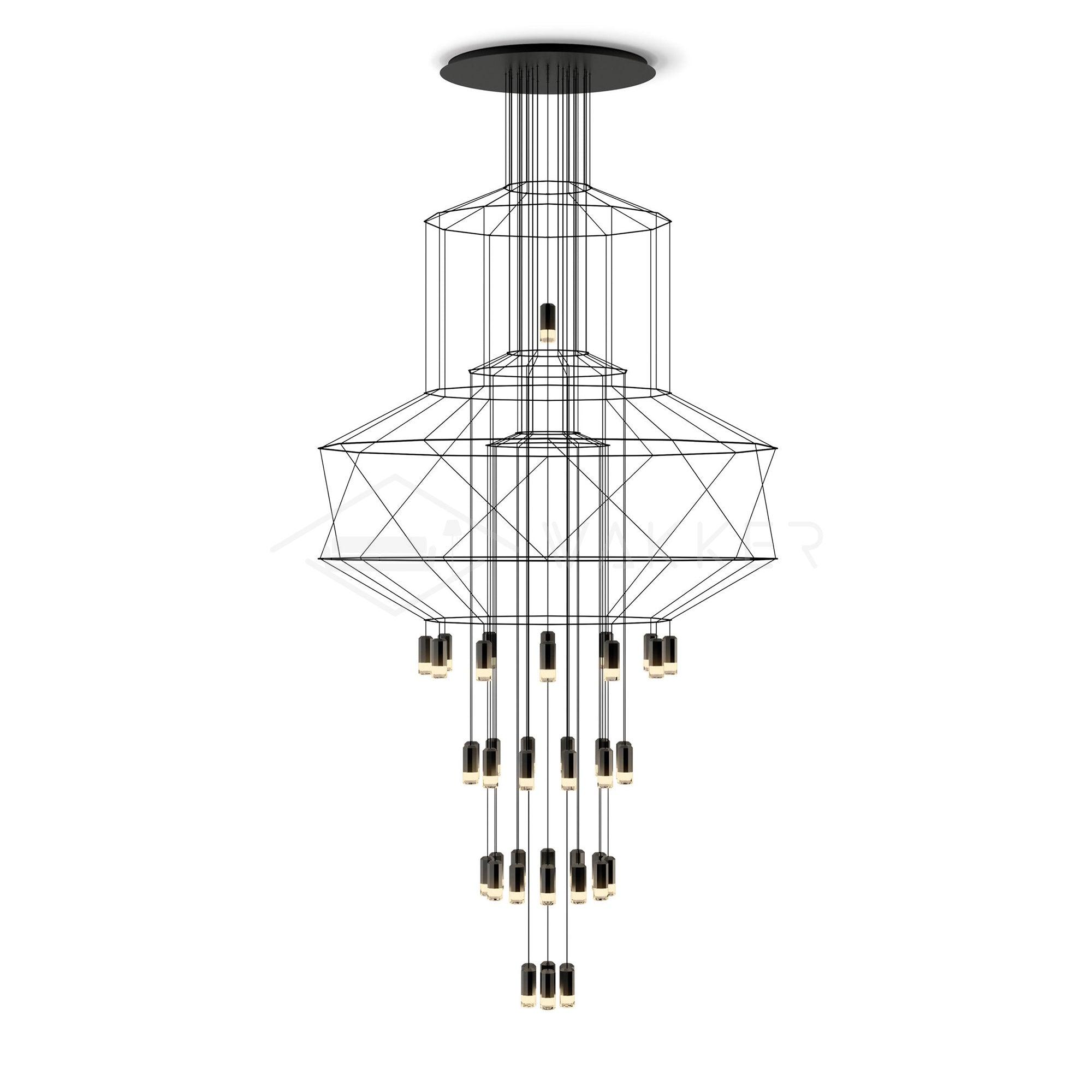 Lines Chandelier - Blowlighting