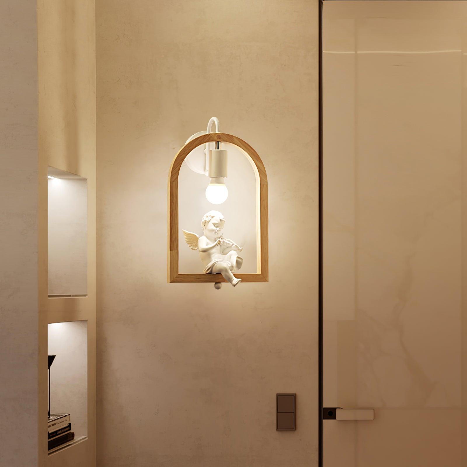 Wood Bird Resin Wall Light - Blowlighting