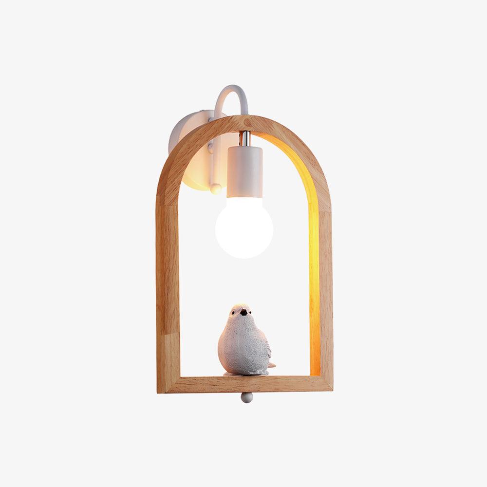 Wood Bird Resin Wall Light - Blowlighting