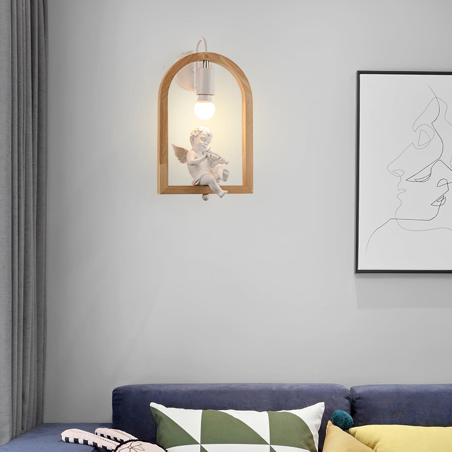 Wood Bird Resin Wall Light - Blowlighting