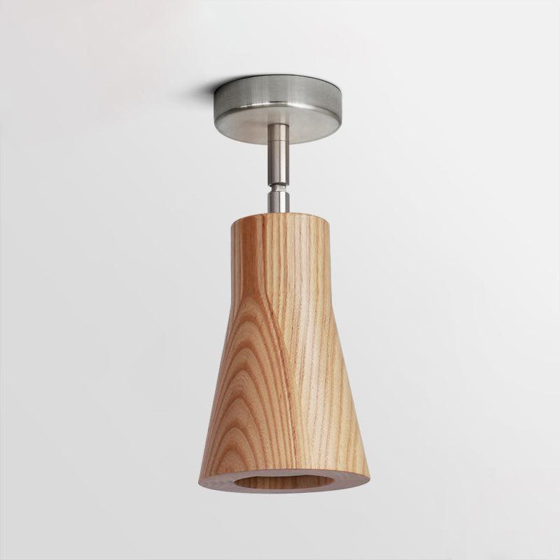 Aim Lampada da Soffitto a Binario in Legno con Faretto