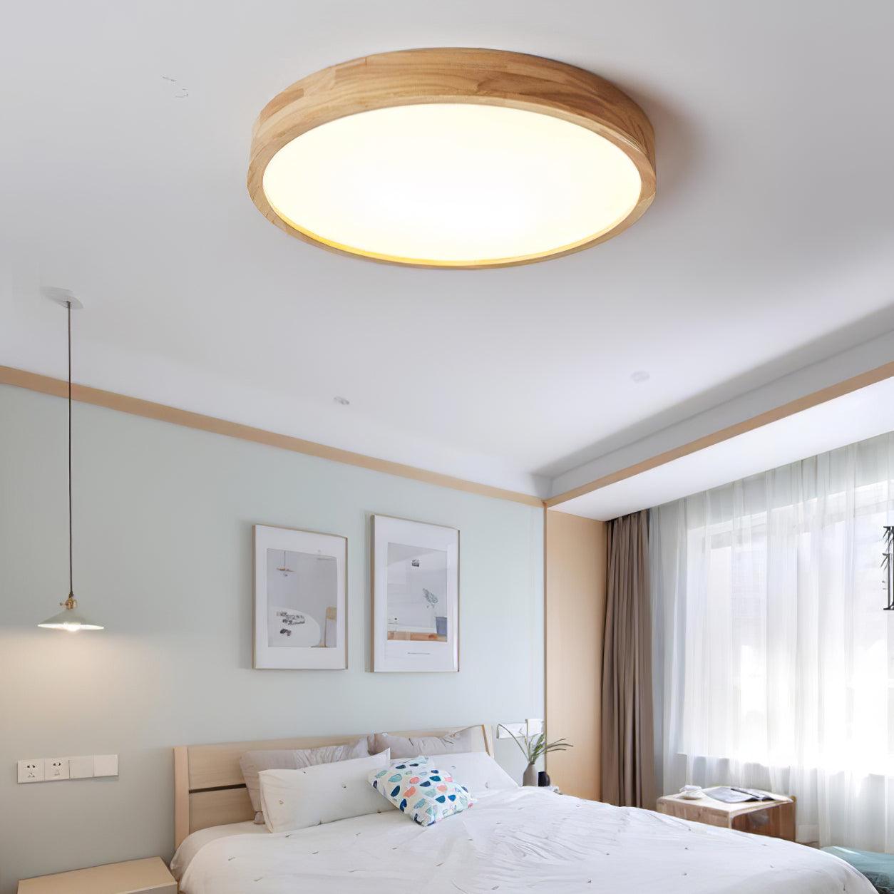 Muto Lampada da Soffitto Geometrica in Legno