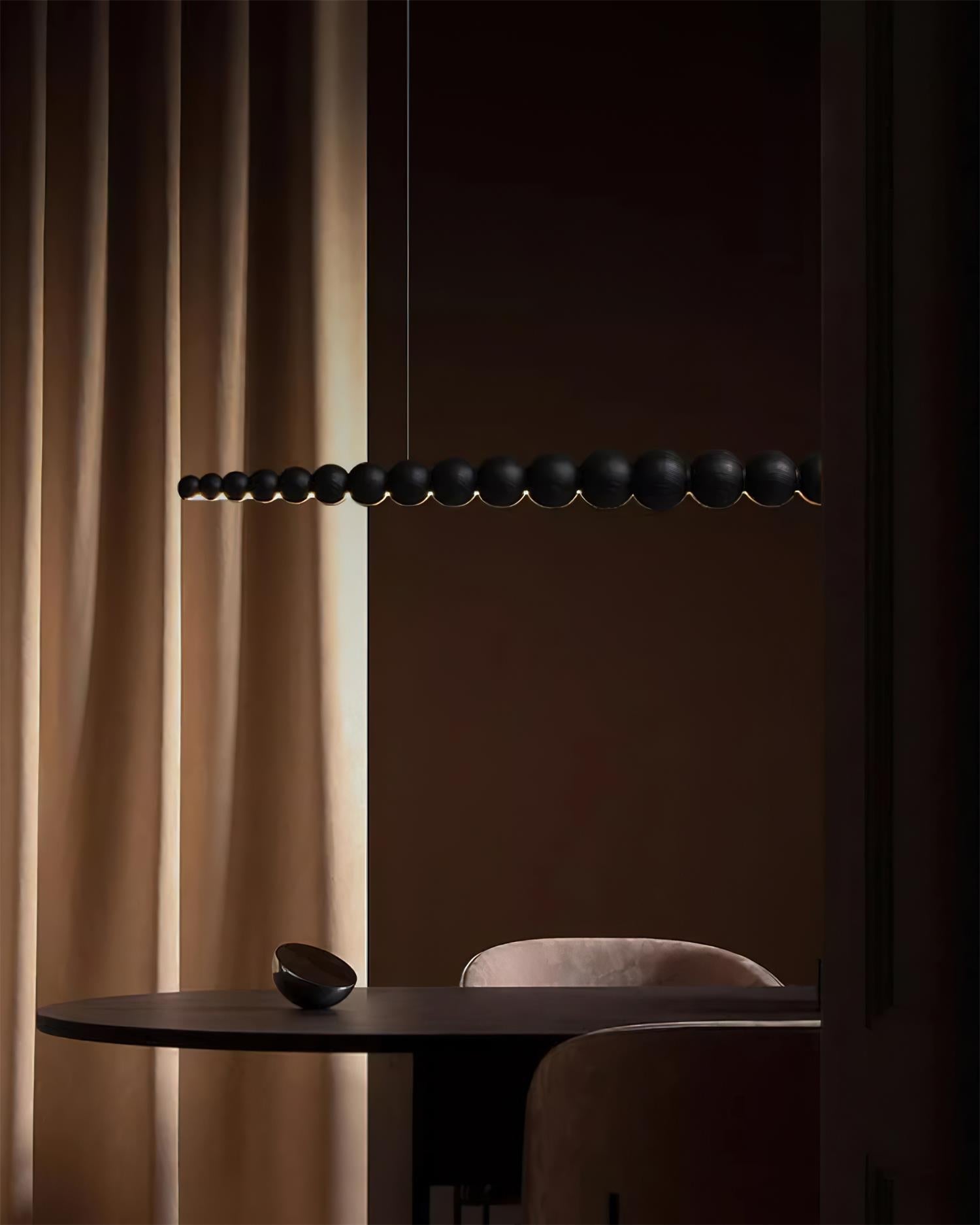 Woodline Orb Pendant Light - Blowlighting