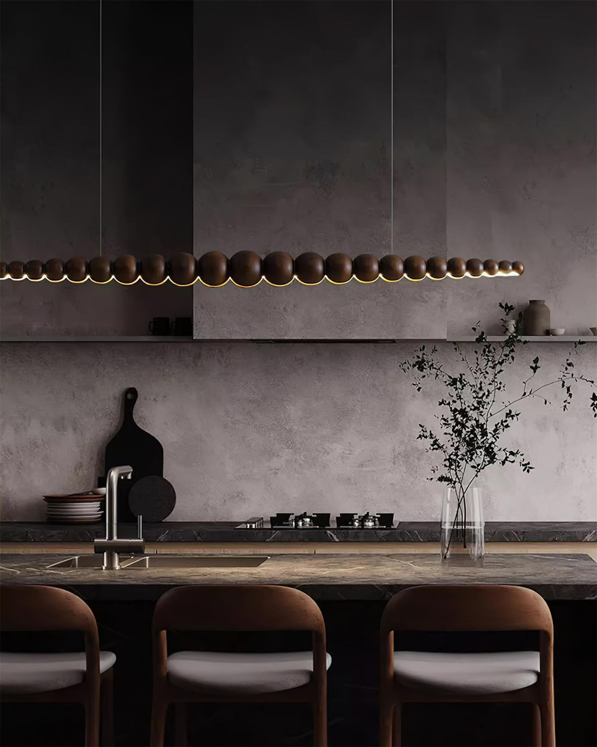 Woodline Orb Pendant Light - Blowlighting
