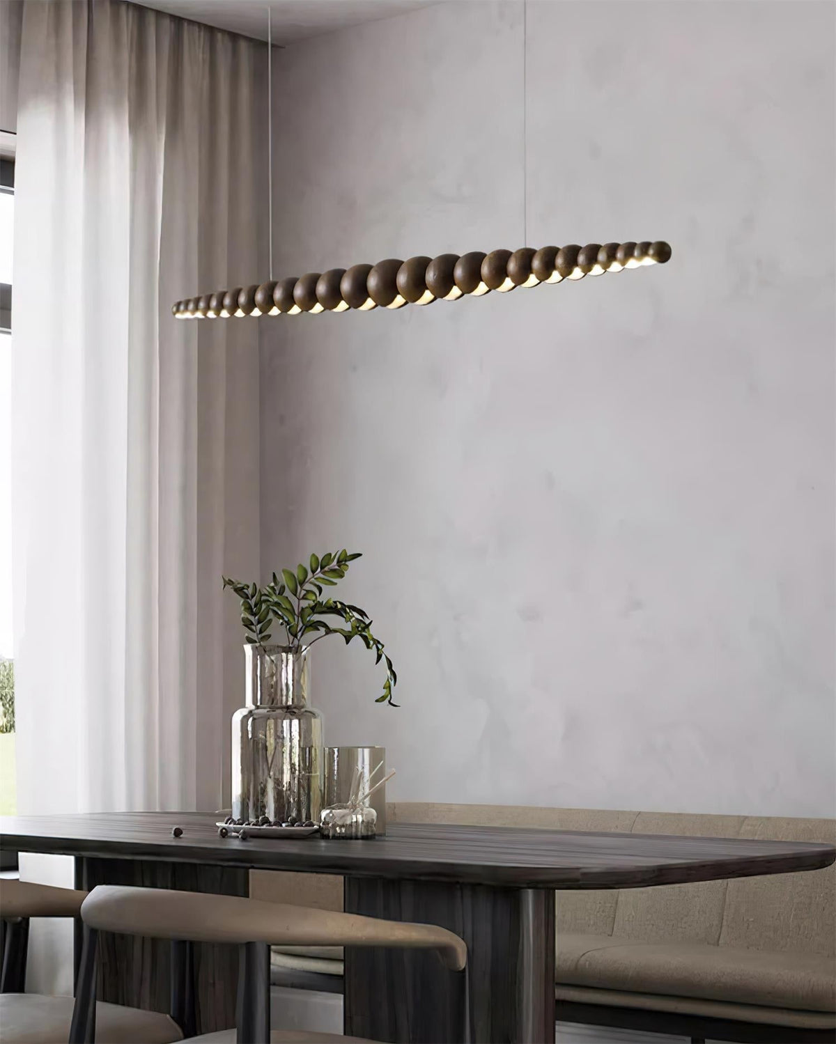 Woodline Orb Pendant Light - Blowlighting