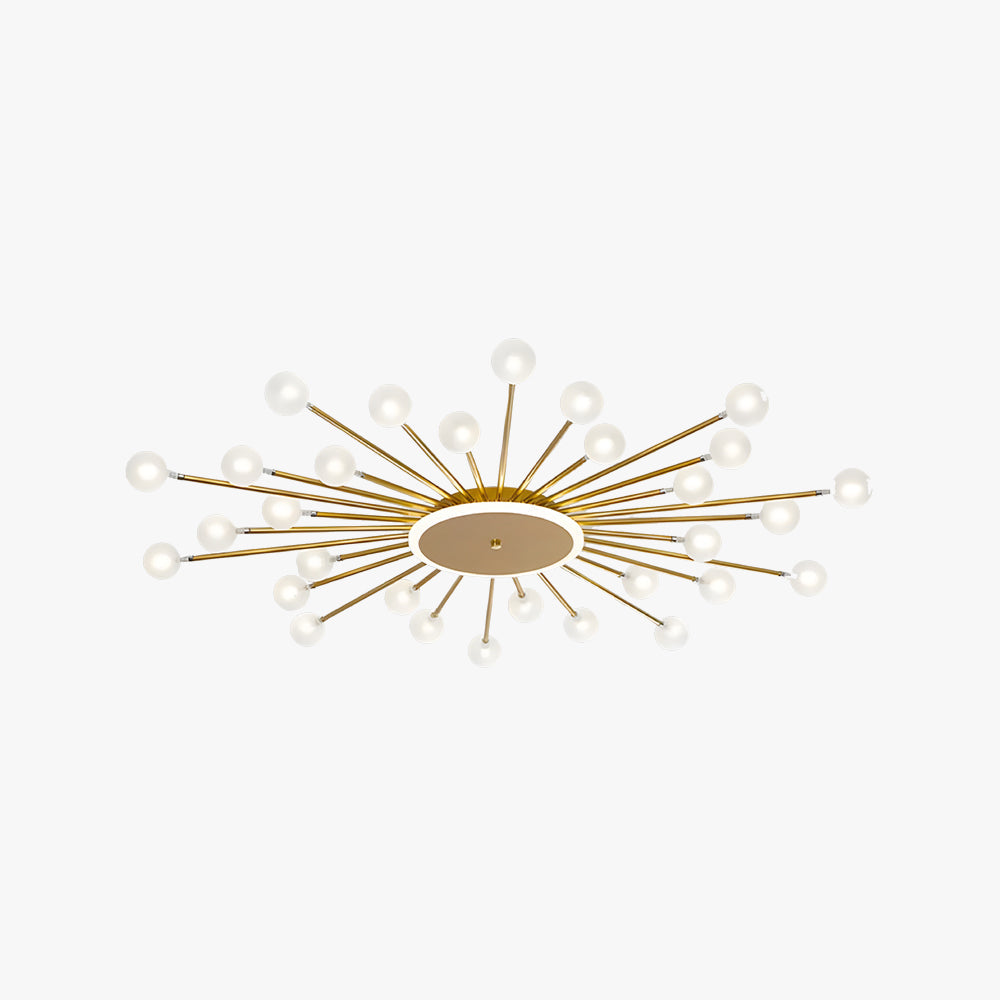 Arisha Moderno Nordico Metallo Plafoniera Oro/Nero Camera da letto