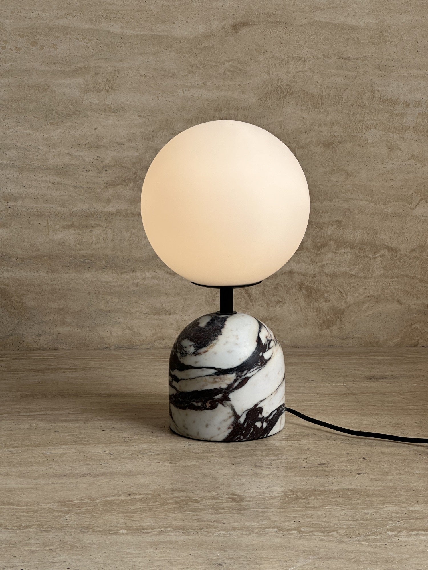 Yannick Marble Table Lamp - Lamp Copper