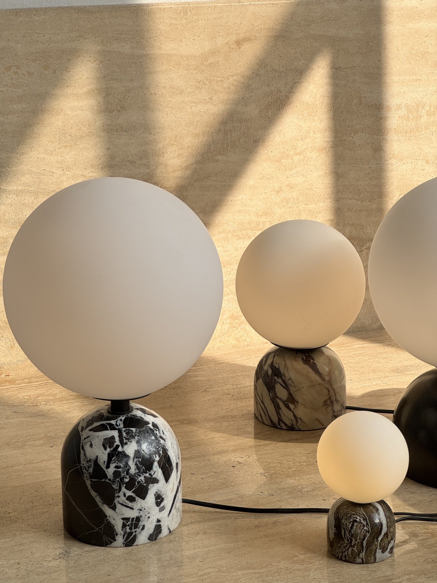 Yannick Marble Table Lamp - Lamp Copper