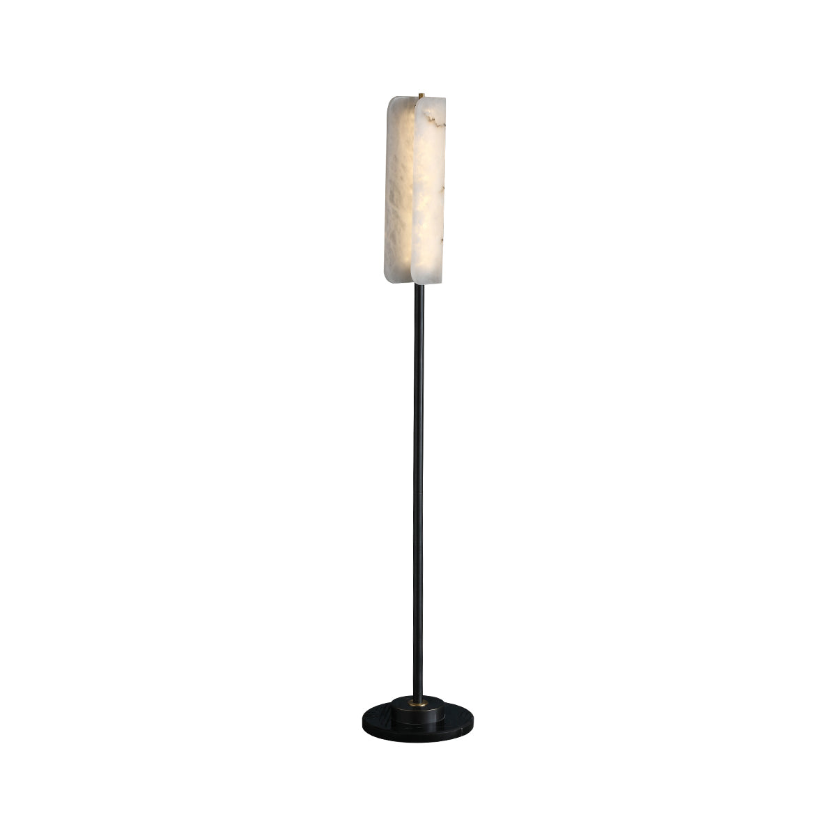 Years Alabaster Floor Lamp - Lamp Copper
